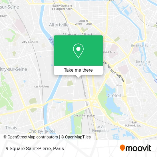 9 Square Saint-Pierre map