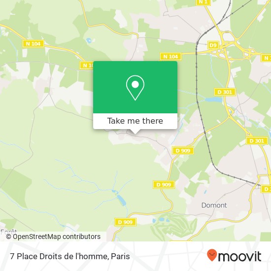 Mapa 7 Place Droits de l'homme