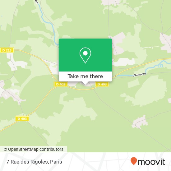 Mapa 7 Rue des Rigoles