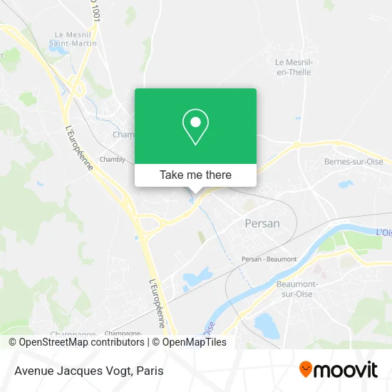 Avenue Jacques Vogt map