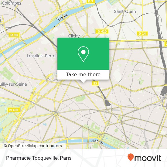 Mapa Pharmacie Tocqueville