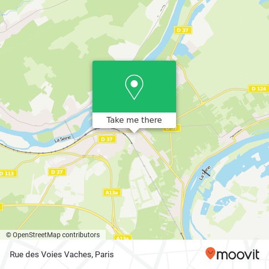 Rue des Voies Vaches map