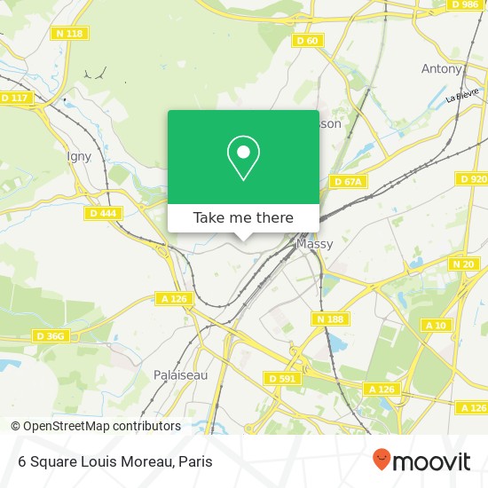 6 Square Louis Moreau map