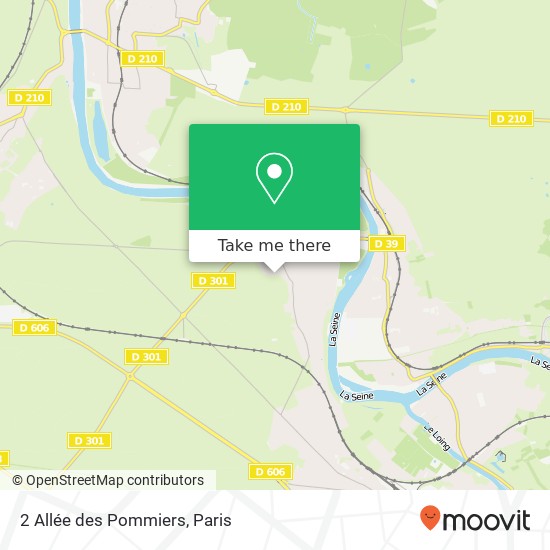 2 Allée des Pommiers map