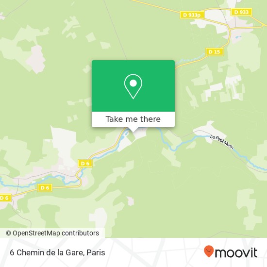 6 Chemin de la Gare map