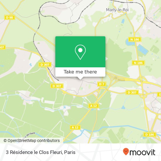 3 Résidence le Clos Fleuri map