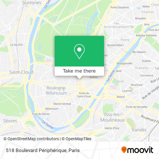 518 Boulevard Périphérique map