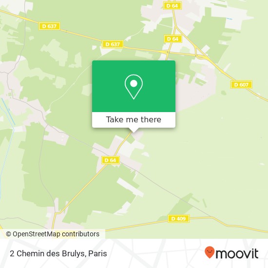 2 Chemin des Brulys map