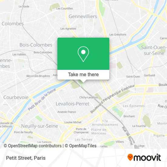 Rue Petit map
