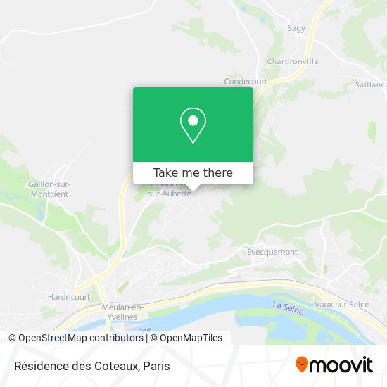 Résidence des Coteaux map