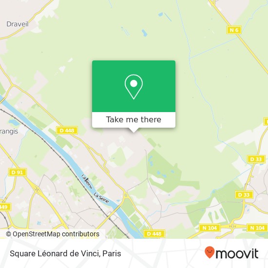 Mapa Square Léonard de Vinci