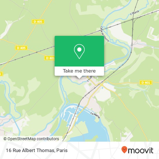 16 Rue Albert Thomas map