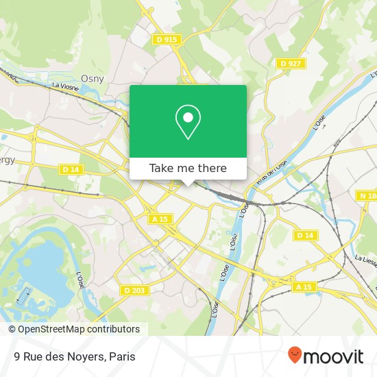 Mapa 9 Rue des Noyers