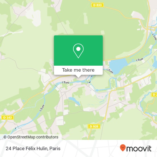 24 Place Félix Hulin map