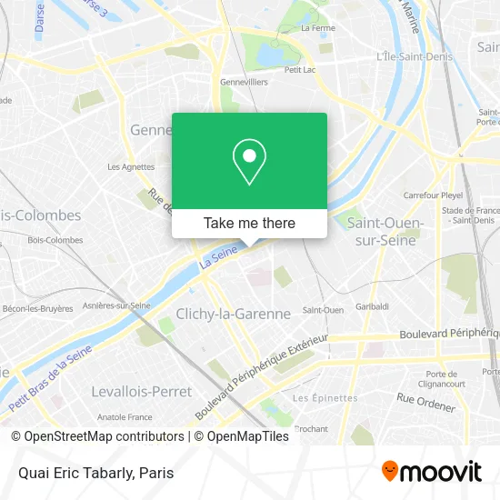 Quai Eric Tabarly map