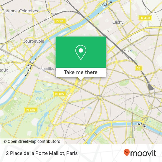 2 Place de la Porte Maillot map