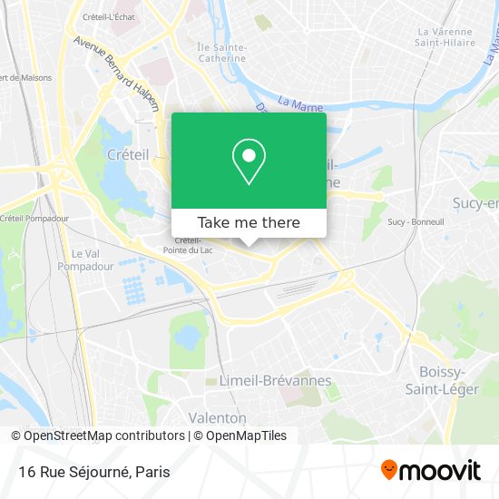 16 Rue Séjourné map