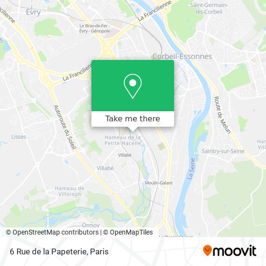 Mapa 6 Rue de la Papeterie