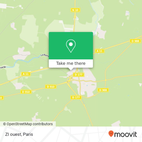 ZI ouest map