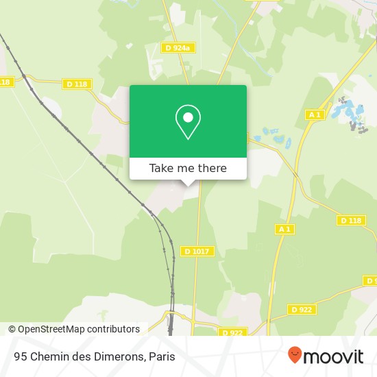 95 Chemin des Dimerons map