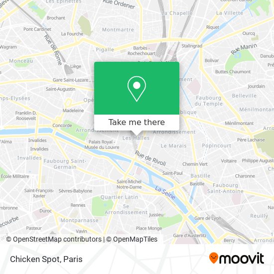 Mapa Chicken Spot
