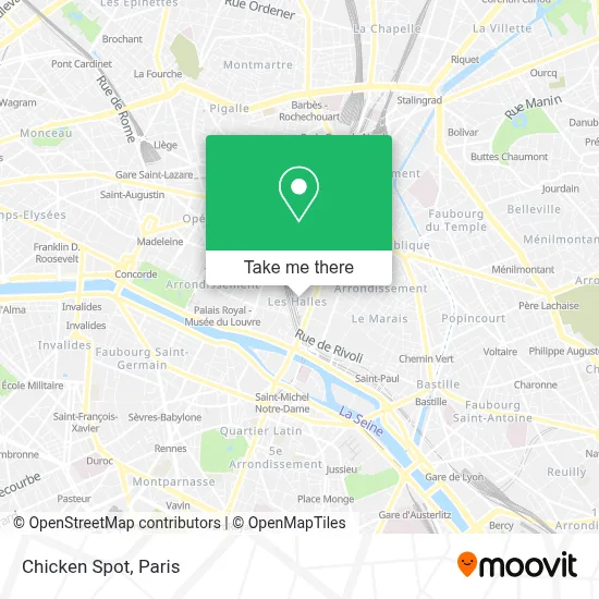 Chicken Spot map