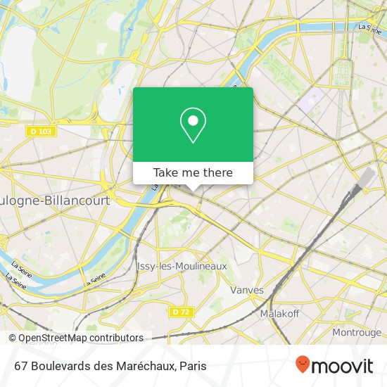 67 Boulevards des Maréchaux map