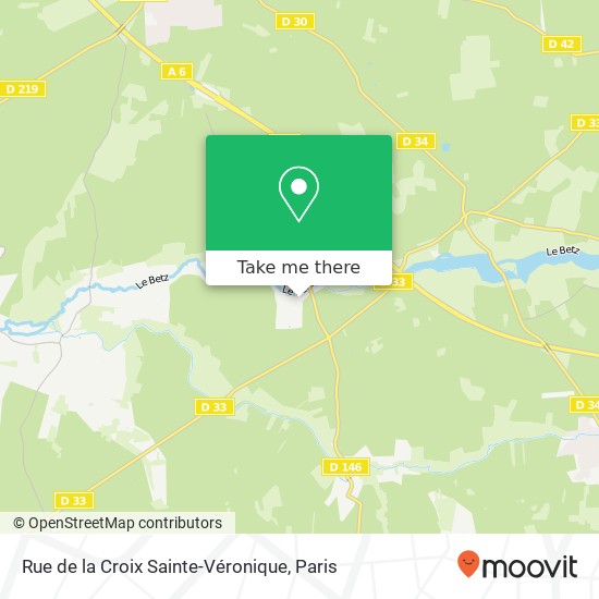 Mapa Rue de la Croix Sainte-Véronique