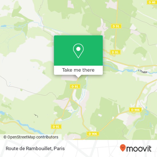 Route de Rambouillet map
