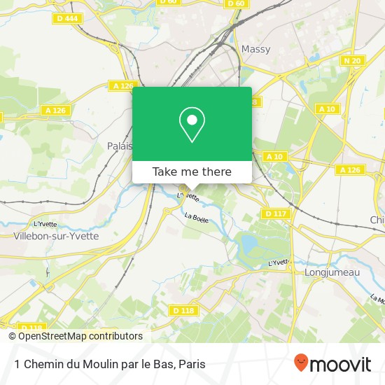 1 Chemin du Moulin par le Bas map
