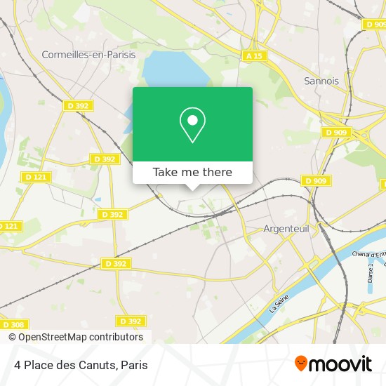 4 Place des Canuts map