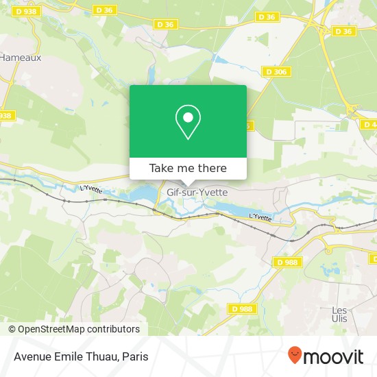 Avenue Emile Thuau map