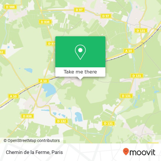 Mapa Chemin de la Ferme