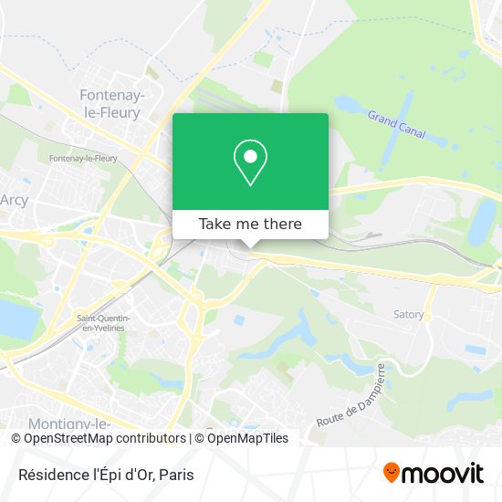Résidence l'Épi d'Or map