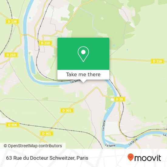 63 Rue du Docteur Schweitzer map