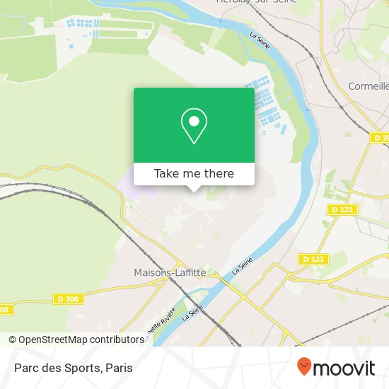 Parc des Sports map