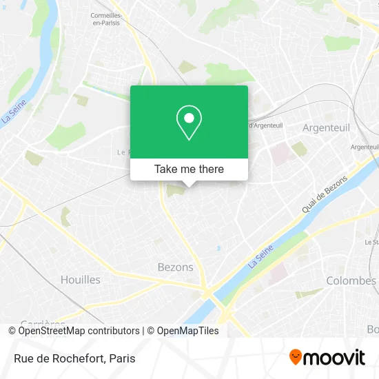 Rue de Rochefort map