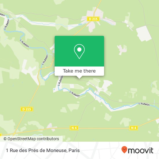 1 Rue des Prés de Moneuse map