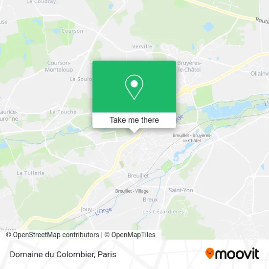 Domaine du Colombier map