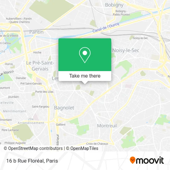 16 b Rue Floréal map