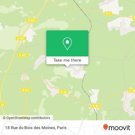 18 Rue du Bois des Moines map