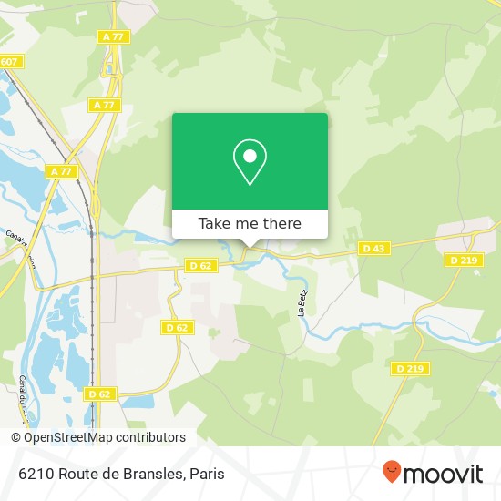 6210 Route de Bransles map
