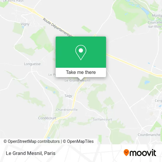 Le Grand Mesnil map