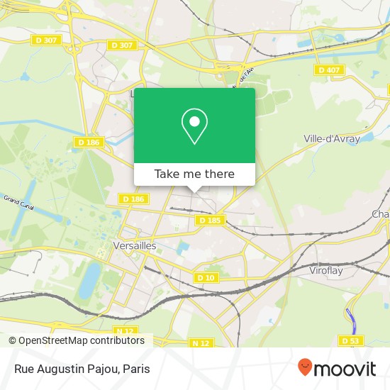 Mapa Rue Augustin Pajou