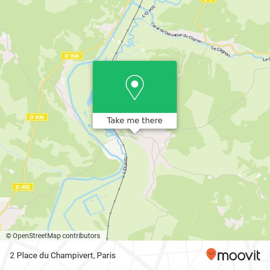 2 Place du Champivert map