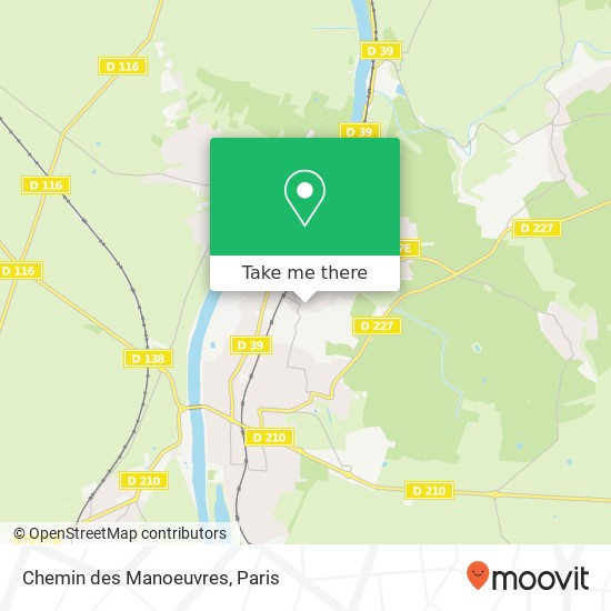 Chemin des Manoeuvres map