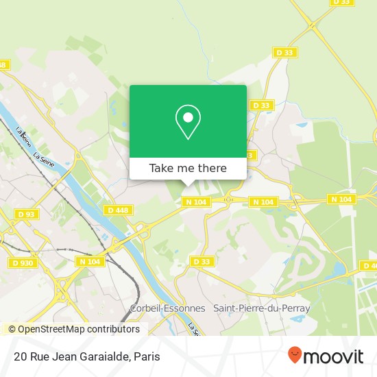 20 Rue Jean Garaialde map