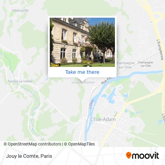 Jouy le Comte map