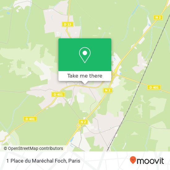 1 Place du Maréchal Foch map