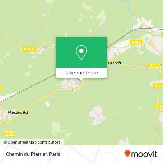 Chemin du Pierrier map